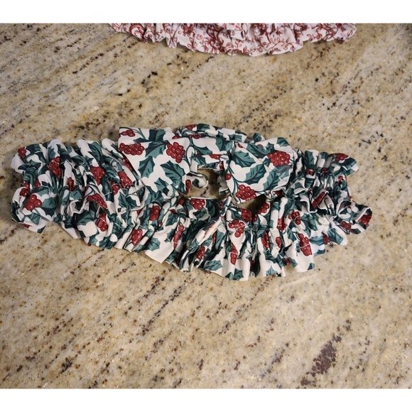 Lot of 6 Assorted Basket Garter Bow Holiday. some Longaberger - Picture 5 of 10